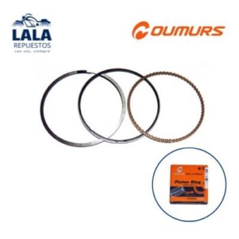 AROS DE PISTON (SET) - BAJAJ ROUSER 200NS - 72MM. + 0,25