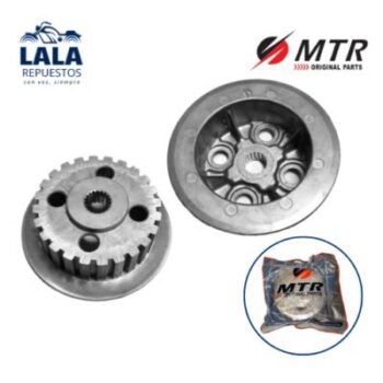 CENTROS + PLATOS DE EMBRAGUE (SET) - HONDA XR200, NX200, CBX200