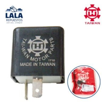 DESTELLADORES - 12V. 2 PINS SUZUKI GN125, EN125 (RECTANGULAR)