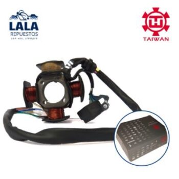 ESTATORES - HONDA CG125 (M. VIEJO)/M.HD125,HD150(INT.32MM,EXT.88MM,4 BOBINAS)