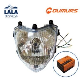 FAROS DELANTEROS (OPTICAS) - YAMAHA FZ16 (INCLUYE LAMPARA H4)