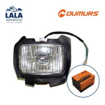 FAROS DELANTEROS (OPTICAS) - HONDA XR250 TORNADO, NXR125 BROSS / MOTOMEL SKUA 150, X3M 125
