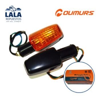 FAROS DE GIRO (PAR) - HONDA CG125 TITAN 2000 TRAS., CG150 TITAN (NEGRO)