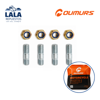 KITS TORNILLOS DE CORONA - HONDA NEW WAVE 110, XR150L, CG150 TITAN (ESPARRAGOS) x 5 UNID.