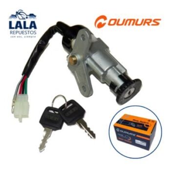 LLAVES DE CONTACTO - YAMAHA CRYPTON T105 - 3 CABLES C/FICHA + 1