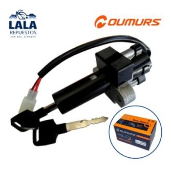 LLAVES DE CONTACTO - HONDA CG150 TITAN (LLAVE LARGA) - 2 CABLES C/FICHA