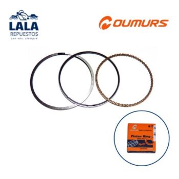 AROS DE PISTON - GILERA SMASH 110 (CORTO) - 52,4MM + 0,25